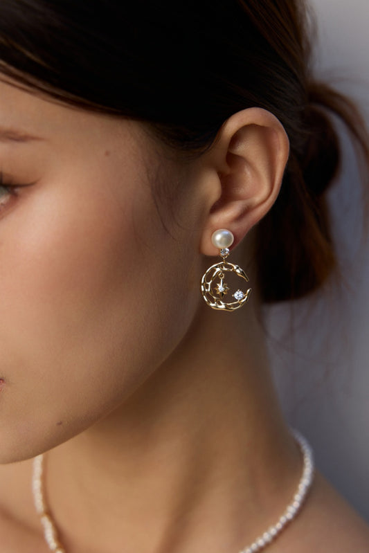 Celestial Drop Earrings