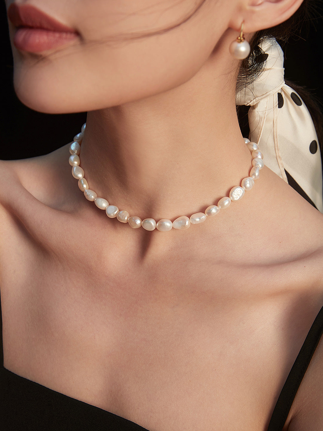 Baroque Pearl S925 Silver Necklace