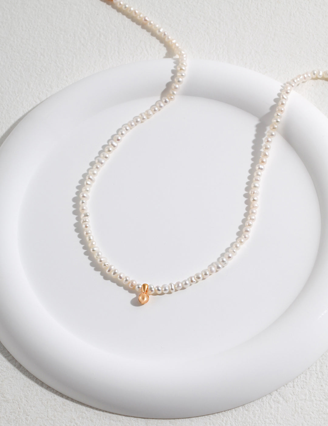 Dainty Potato Pearl Necklace