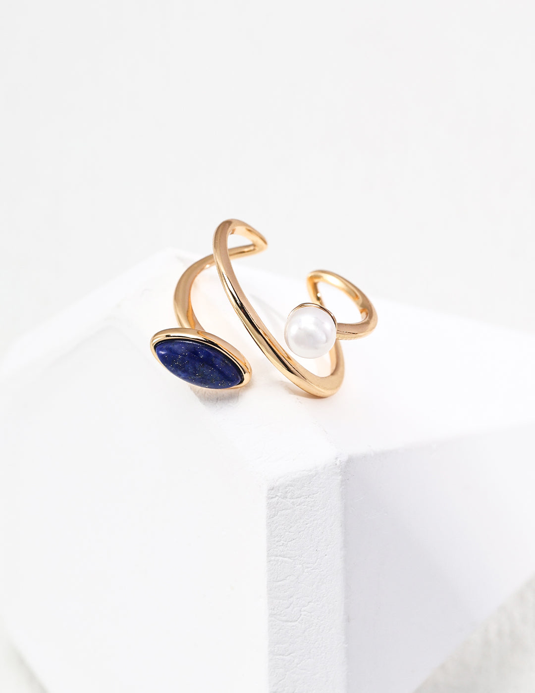 Pearl & Lapis Lazuli Ring
