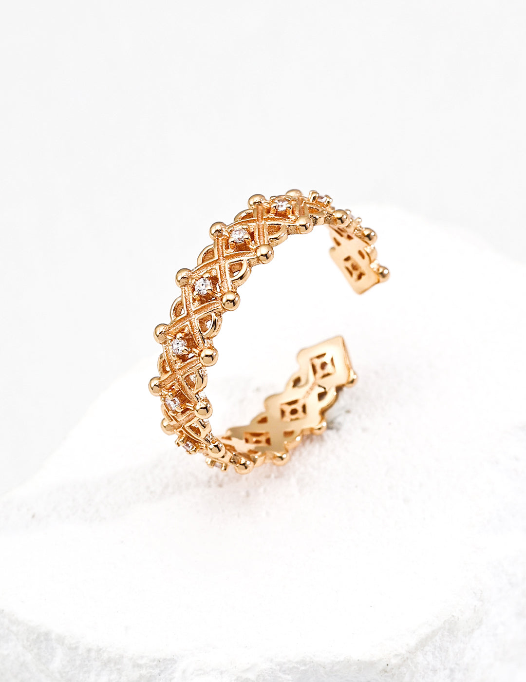 Regal Lattice Adjustable Ring