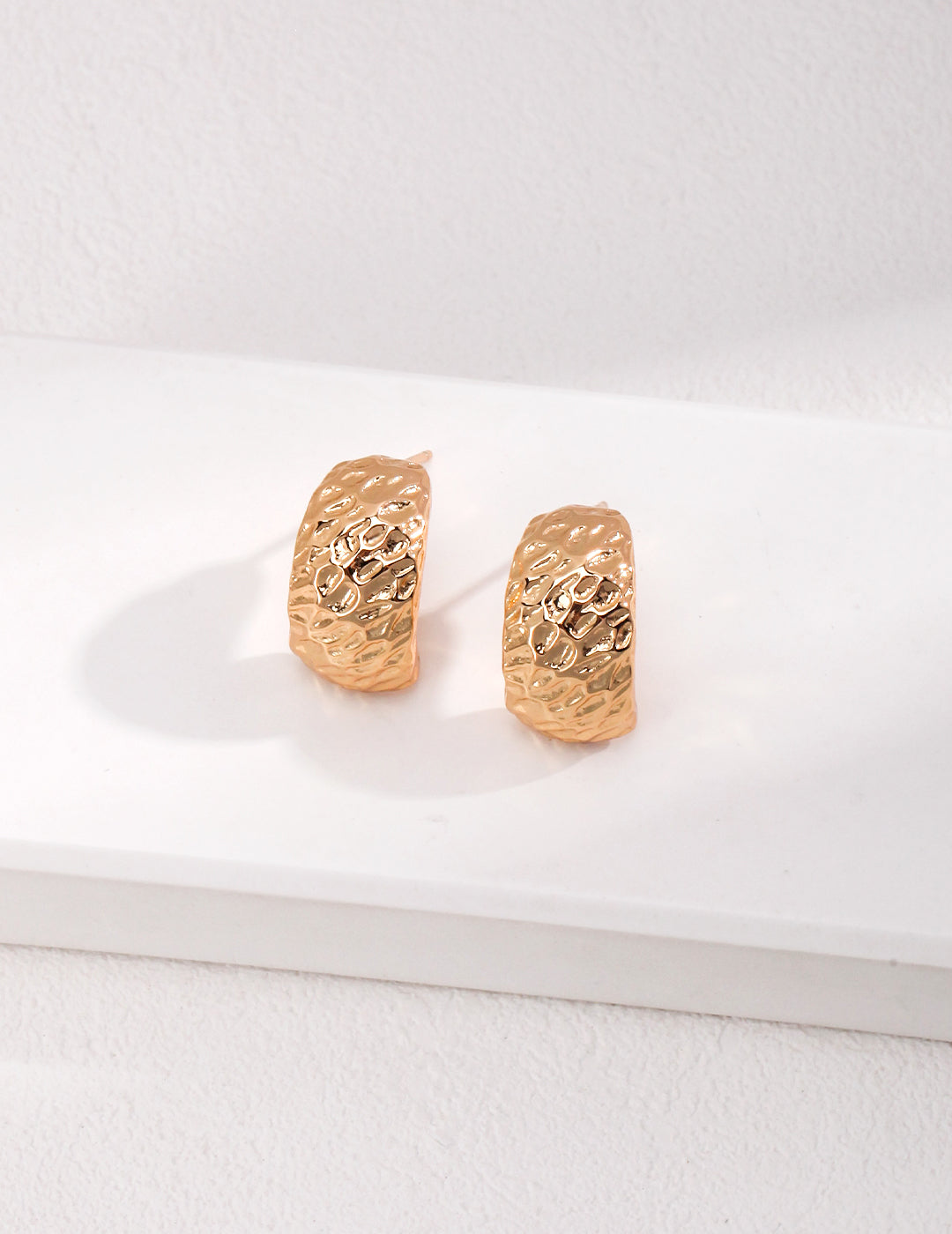 Minimalist French Silver Earrings