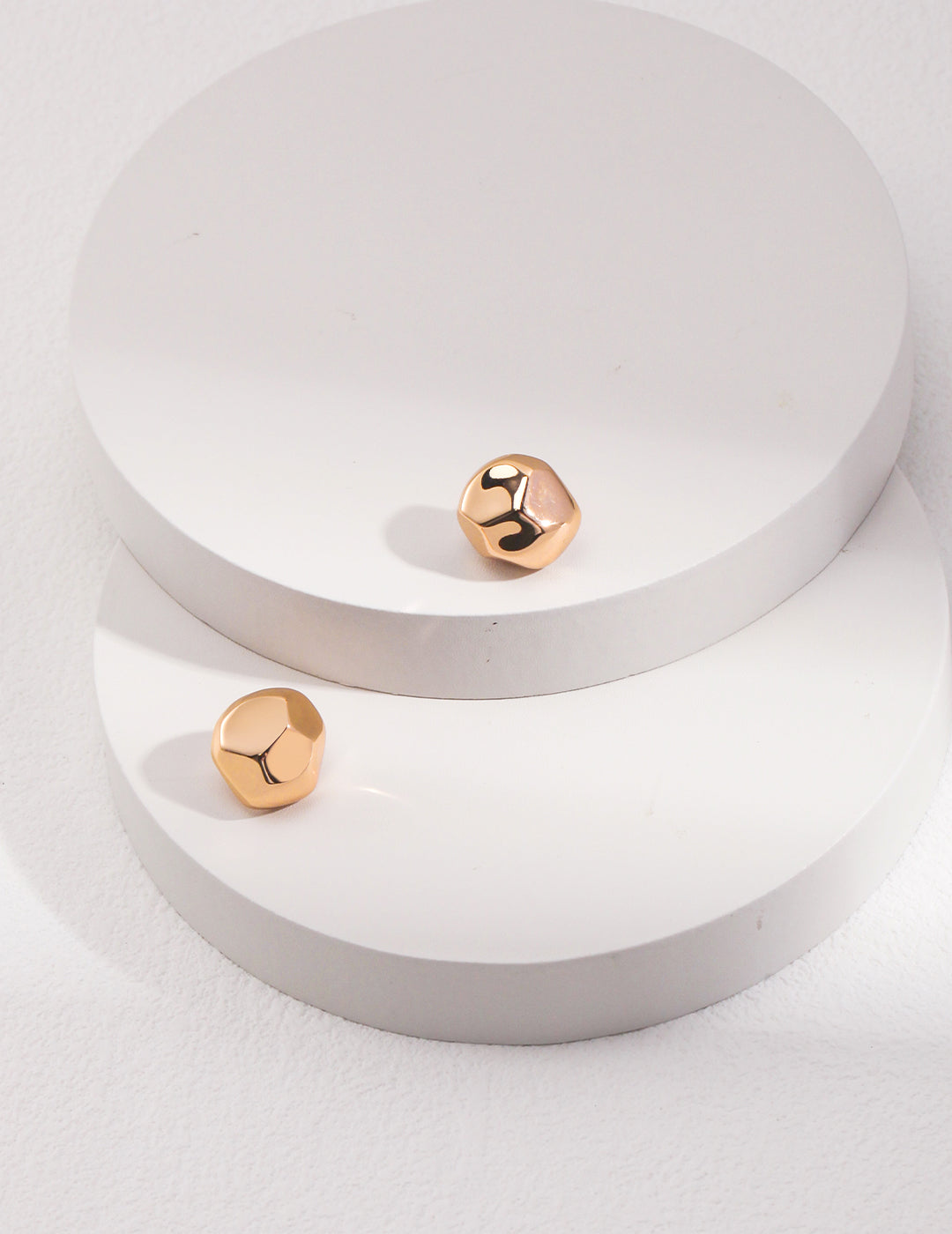 Minimalist Silver Stud Earrings