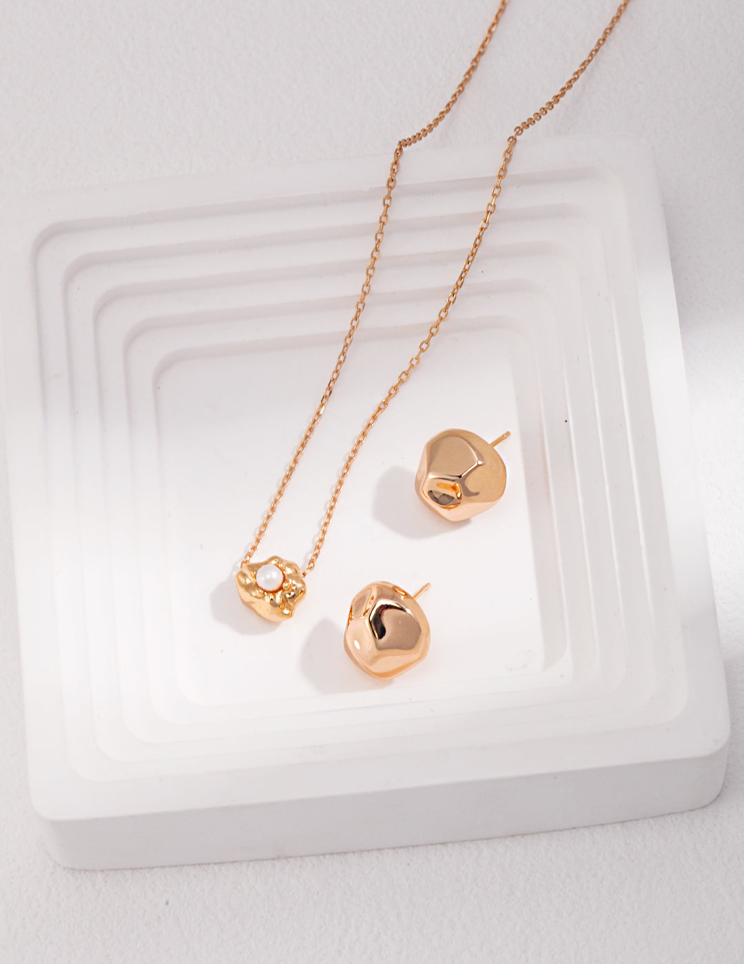 Minimalist Silver Stud Earrings