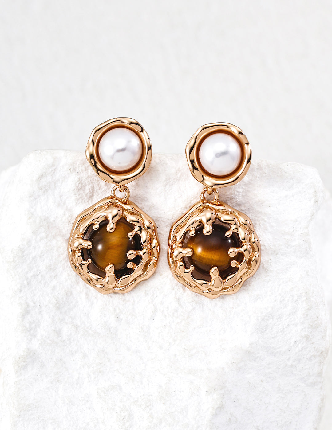 Coral Sea Gemstone Earrings