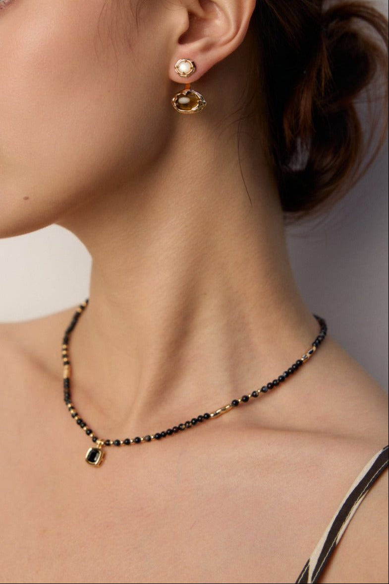Midnight Mystery Black Onyx Necklace