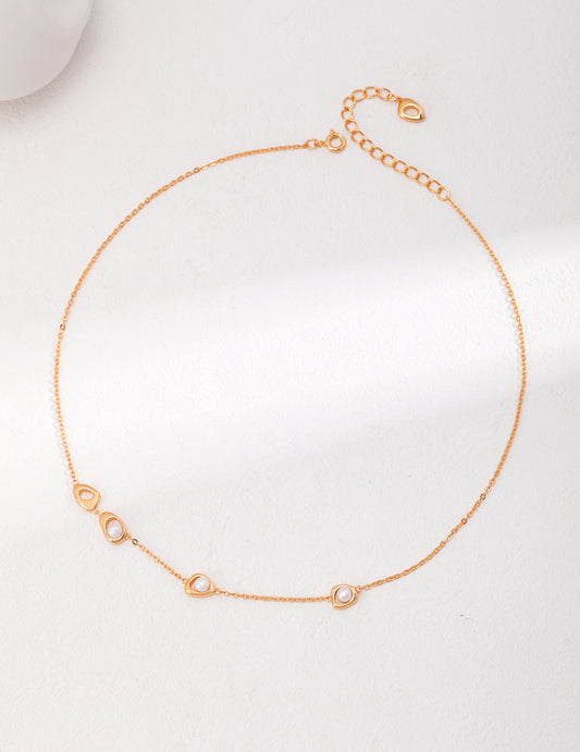 Dainty Natural Pearl Choker