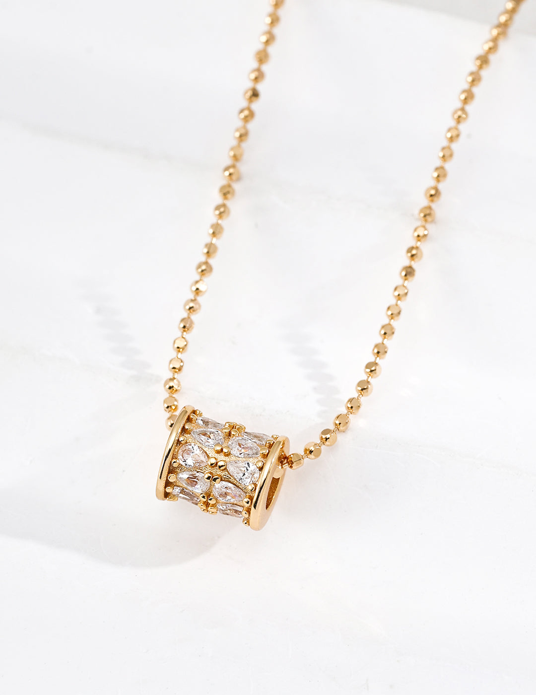 Solitaire Zircon Elegance Necklace