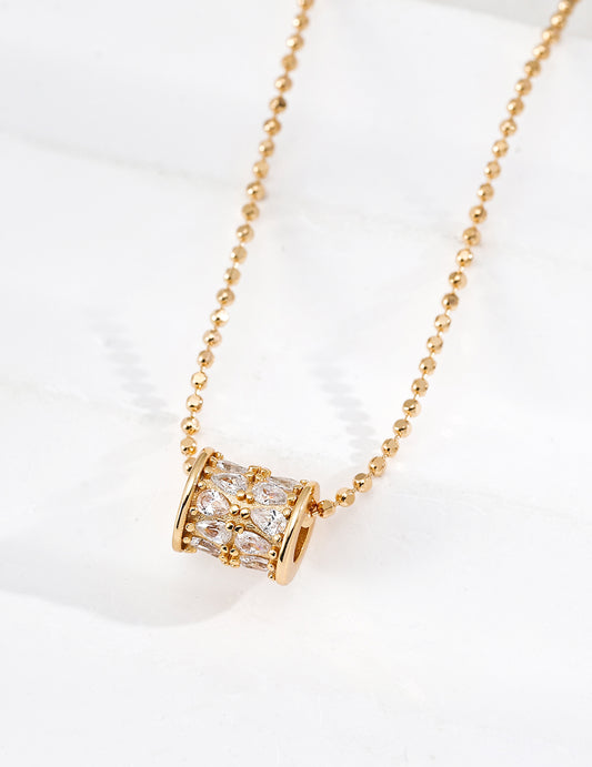 Solitaire Zircon Elegance Necklace