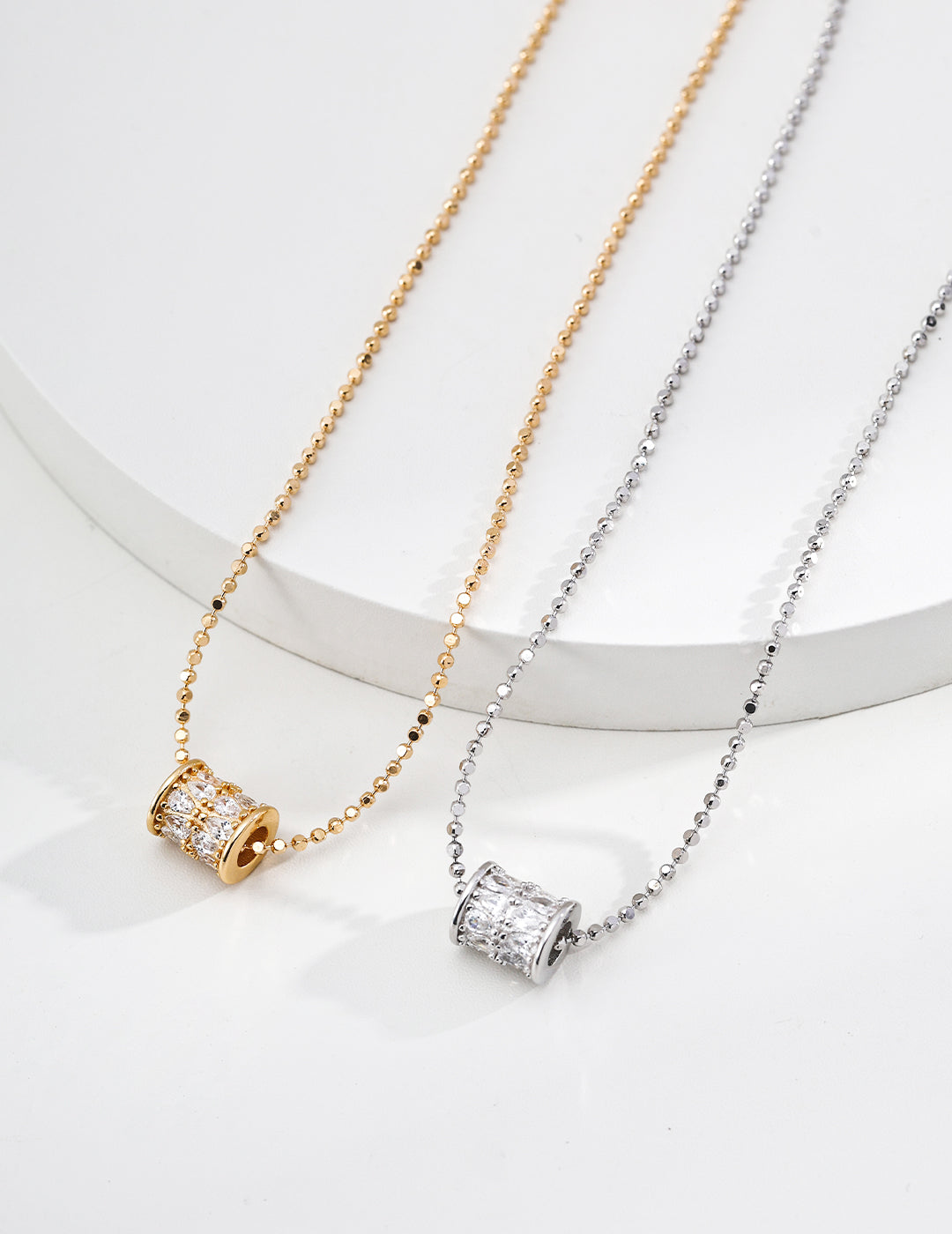 Solitaire Zircon Elegance Necklace