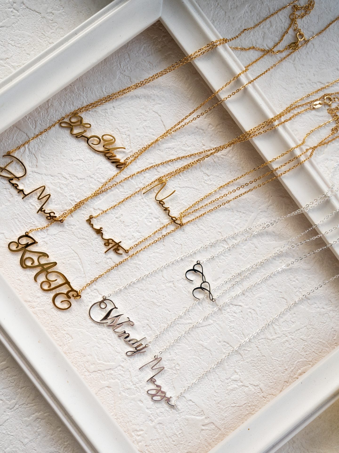 Custom Letter Name Necklace