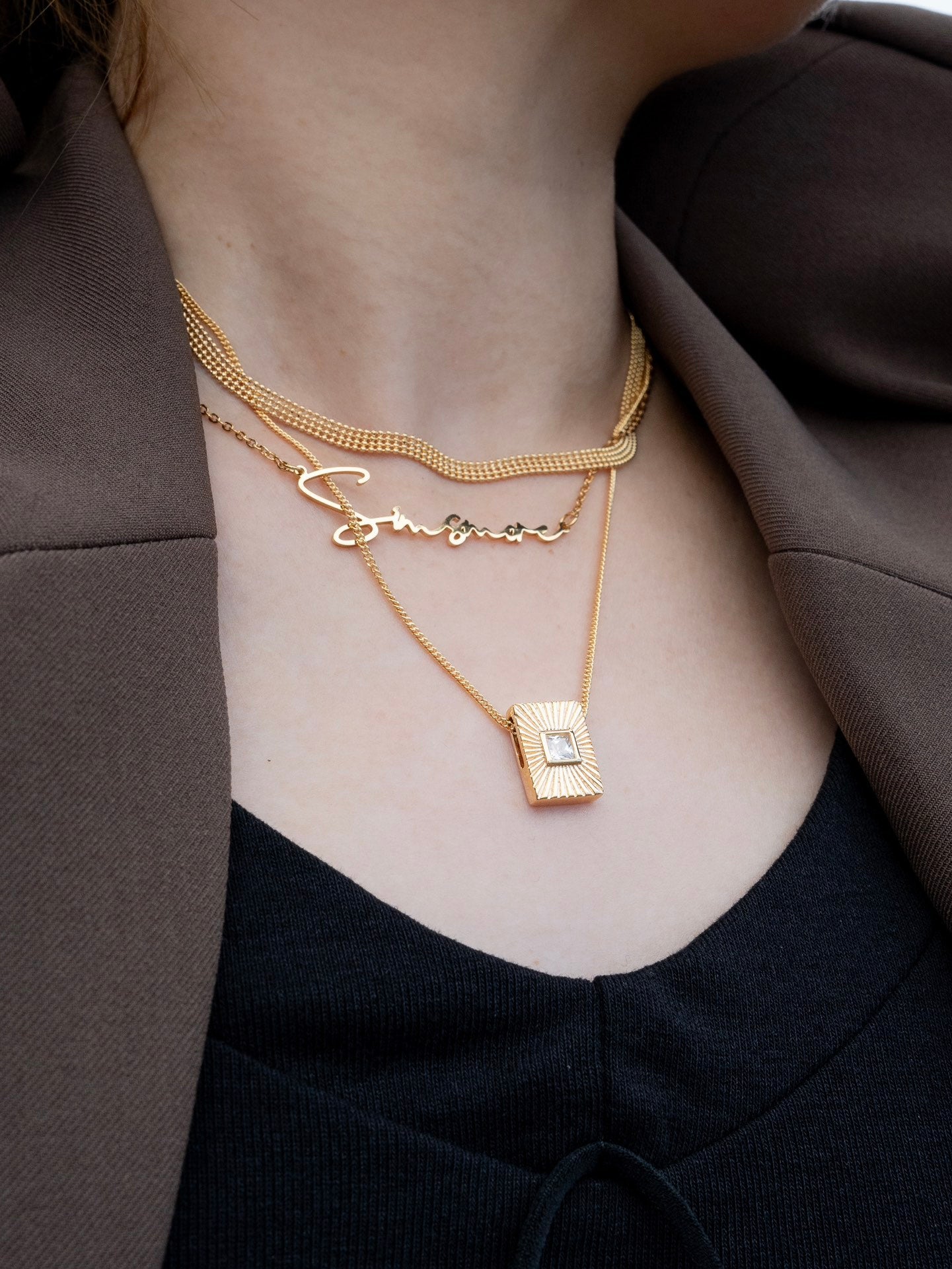 Custom Letter Name Necklace