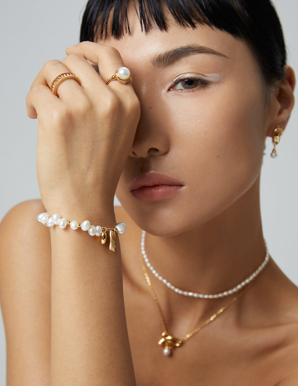 S925 Sterling Silver Pearl Bracelet – Good Luck Edition