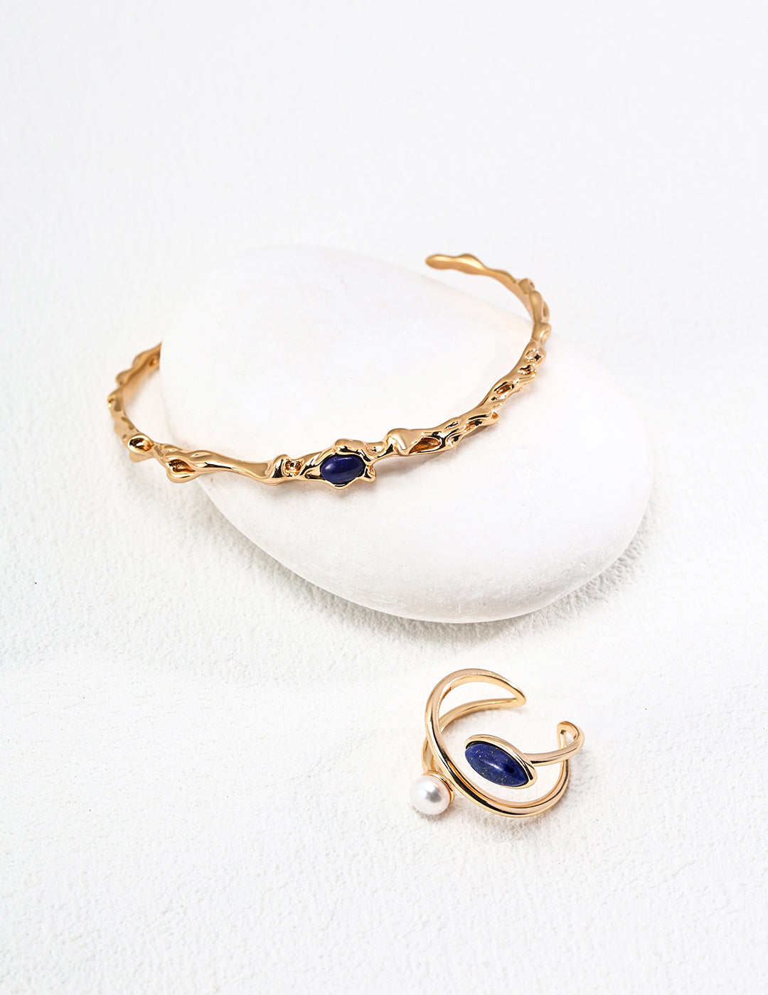 Pearl & Lapis Lazuli Ring