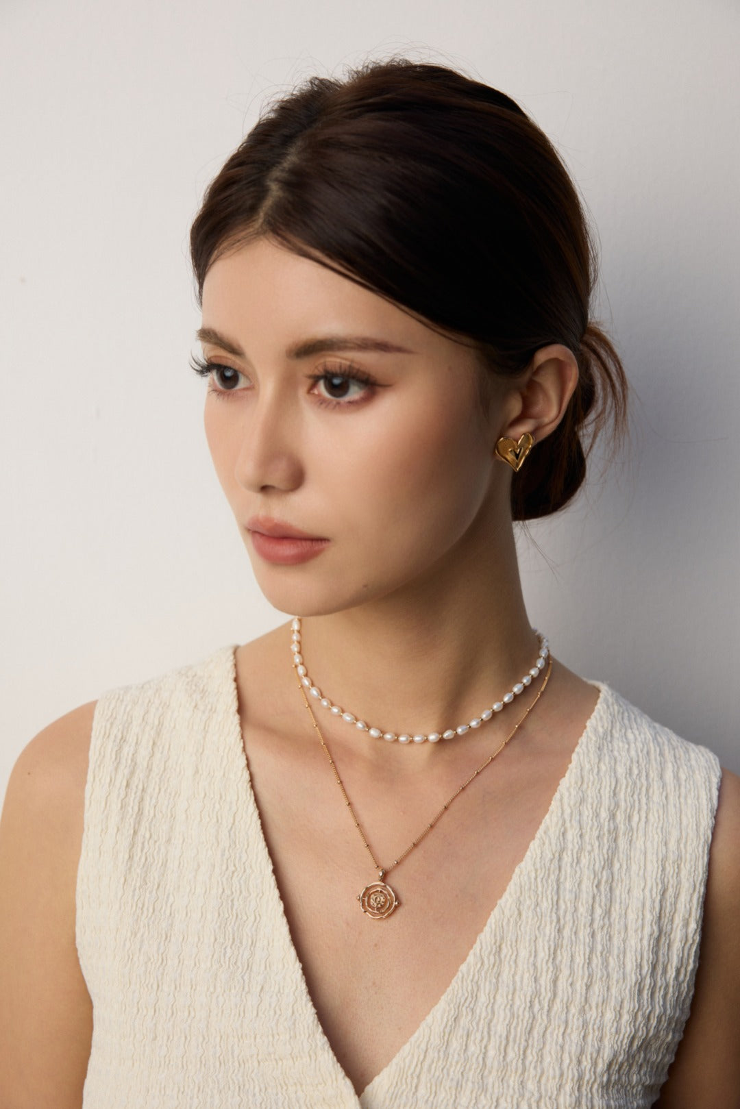 Vintage Pearl Sterling Silver Choker