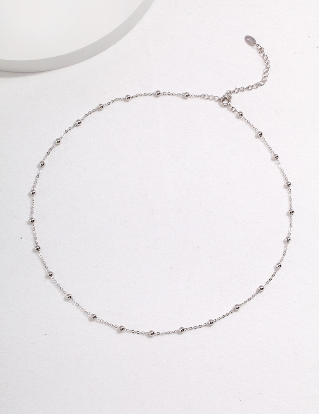 Sterling silver choker necklaace