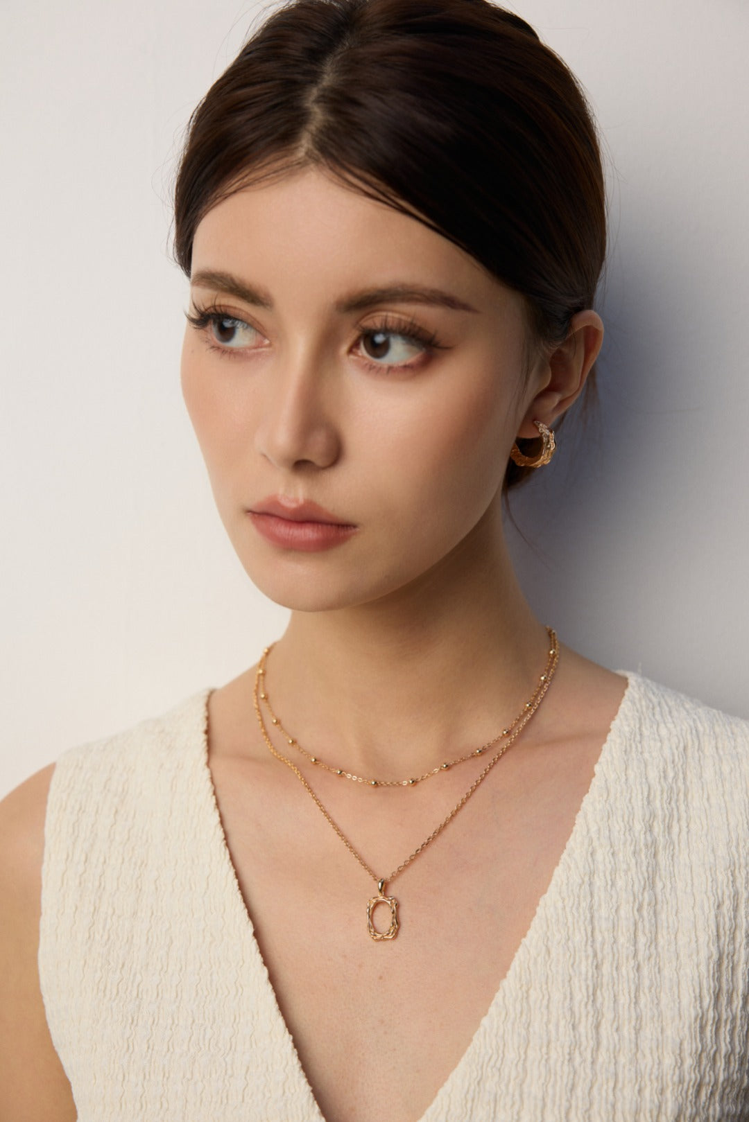 Sterling silver choker necklaace