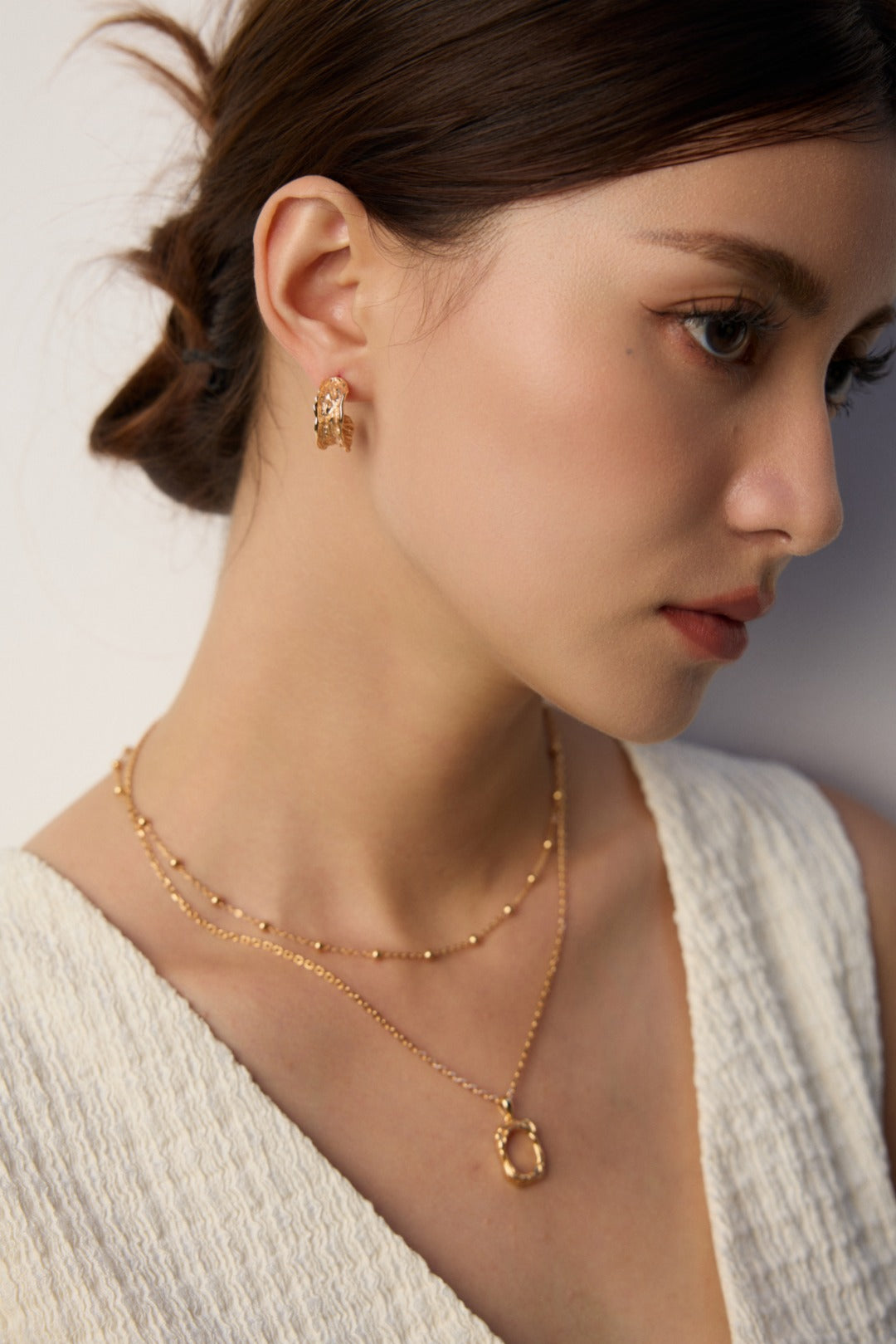 Sterling silver choker necklaace