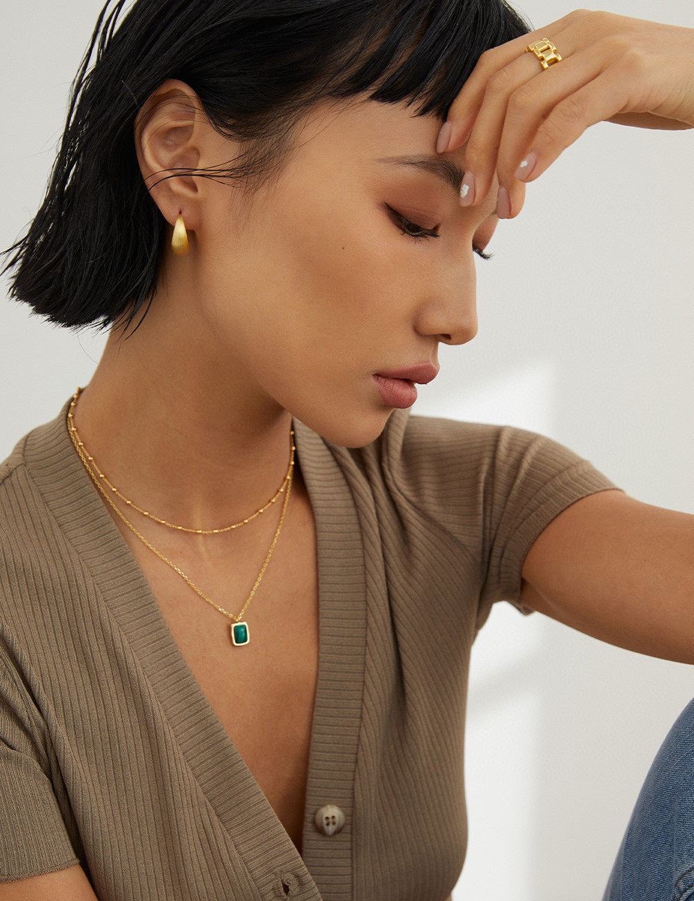 Sterling silver choker necklaace