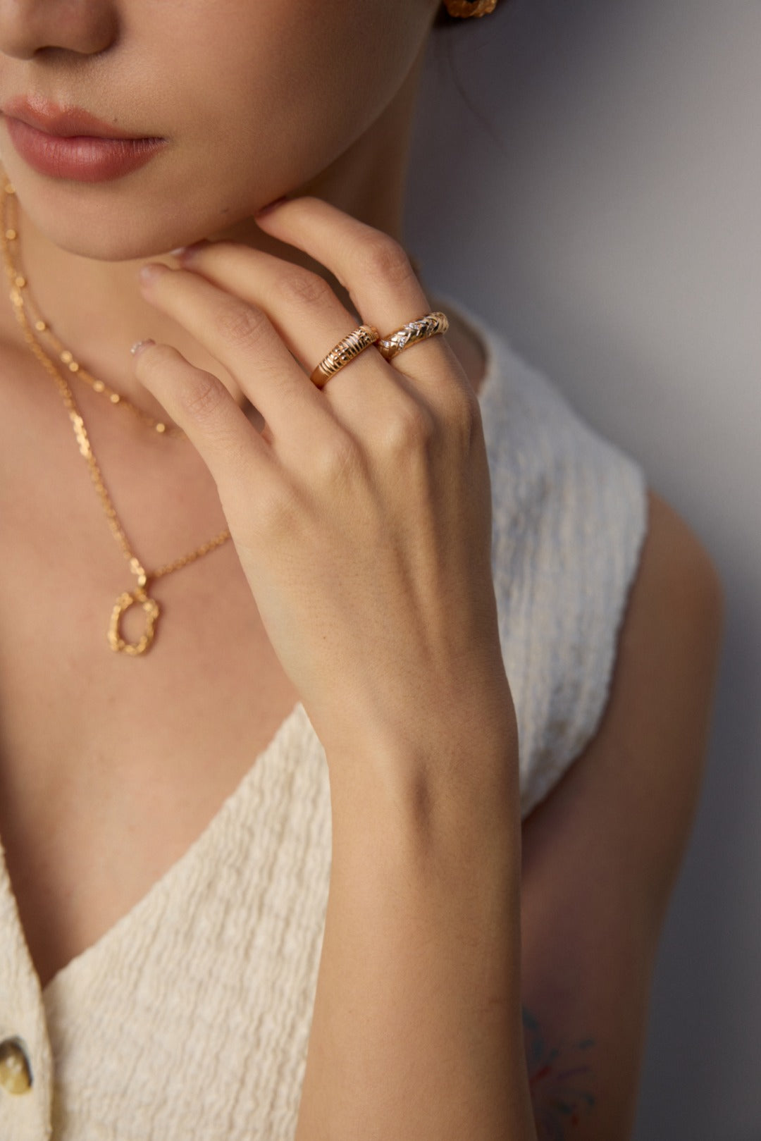 Vintage Spark S925 Zircon Ring