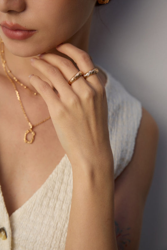 Vintage Spark S925 Zircon Ring