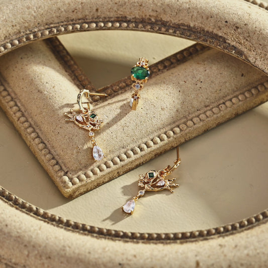 Palace Clover Zircon Ring